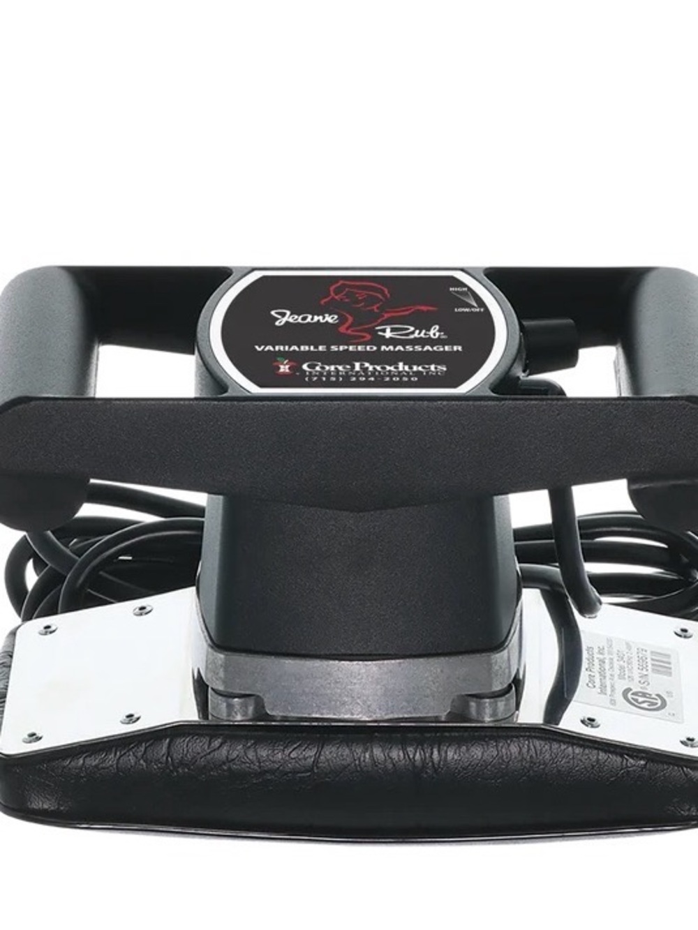 Jeanie Rub Variable Speed Massager - Black - Picture 6 of 12